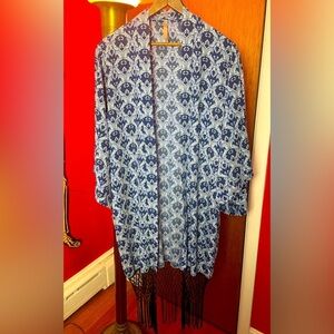 Fringe Kimono Jacket